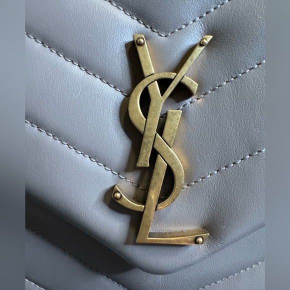 ❌SOLD❌⭐️NEW, SOLD OUT⭐️SAINT LAURENT LOULOU LARGE IN QUILTED LEATHER - Picture 15 of 17